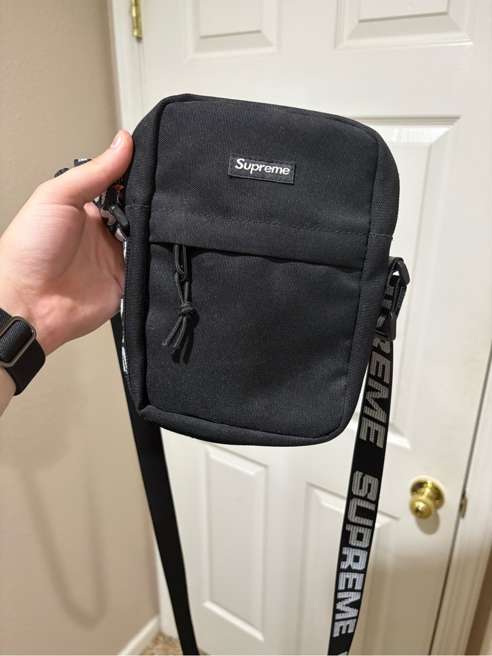 Supreme SS18 Shoulder Bag Black